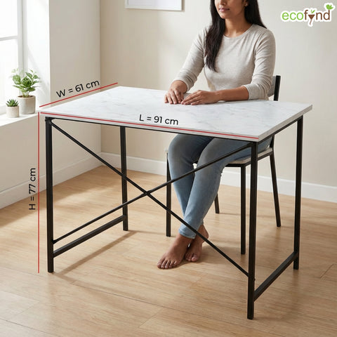 ecofynd Multipurpose Wood Laminated Office Desk Table