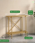 ecofynd 2-Tier Gold Fish Tank Stand