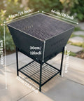 ecofynd Portable Charcoal Fire Pit for Garden