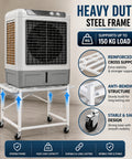 ecofynd Ecofynd GlideBase Heavy-Duty White Cooler Trolley with 360° Rotating Wheels