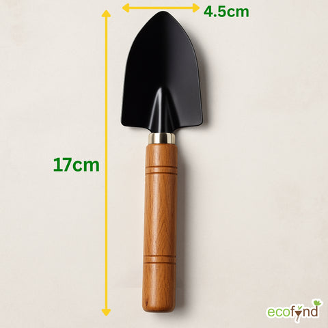 ecofynd Medium Trowel with Wooden Handle – Durable Garden Soil & Compost Scoop