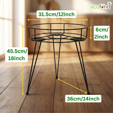 ecofynd Ecofynd Heavy Duty Matka Stand for Kitchen - Style 1