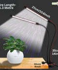 ecofynd Bluma Grow Light for Indoor Plants | Dual Spectrum LED with Adjustable Pole