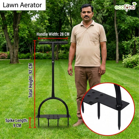ecofynd Ecofynd DeepRoot Lawn Aerator Tool with 4 Metal Spikes