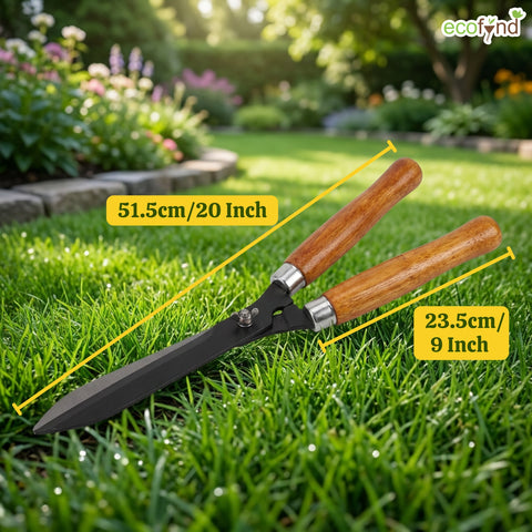 ecofynd Ecofynd Garden Grass Shears with 11 Inch Long Straight Steel Blades