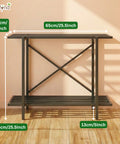 ecofynd 2-Tier Black UPS Stand for Home and Office