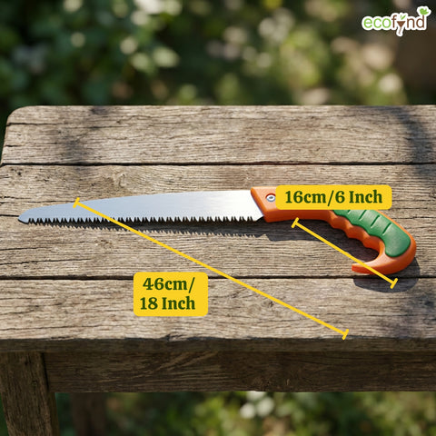ecofynd Ecofynd Garden Hand Pruning Saw with Sharp 12 Inch Steel Blade
