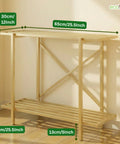 ecofynd 2-Tier Gold UPS Stand for Home and Office