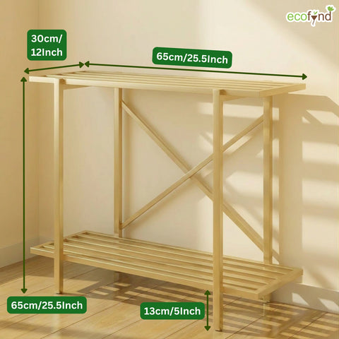 ecofynd 2-Tier Gold UPS Stand for Home and Office