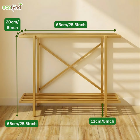 ecofynd 2-Tier Gold UPS Stand for Home and Office