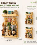 ecofynd Stuffed Animal & Plush Toy Storage Organizer Shelf