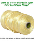 ecofynd Silky Satin Nylon Cord
