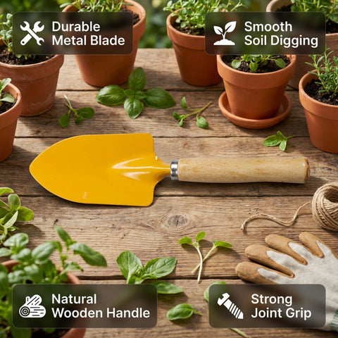 ecofynd Trowel with Wooden Handle