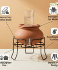 ecofynd Ecofynd Small Metal Matka Stand for Kitchen - Style 2