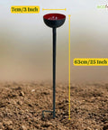 ecofynd Ecofynd Bee Watering Station with Decorative Garden Stake (Dark Red)