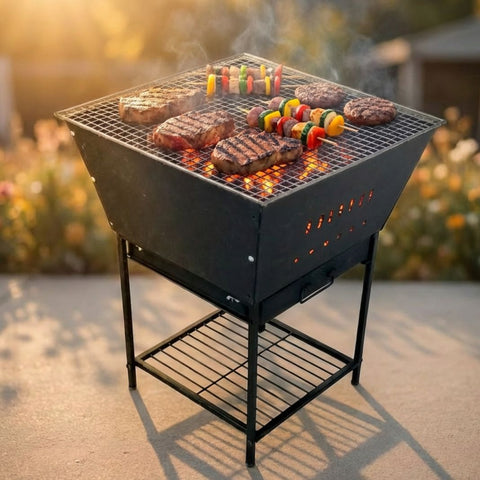 ecofynd Portable Charcoal Fire Pit for Garden