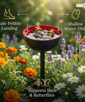 ecofynd Ecofynd Bee Watering Station with Decorative Garden Stake (Red)