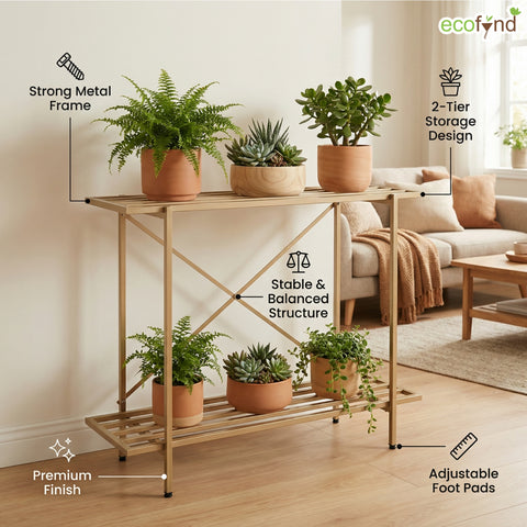 ecofynd Eric Plant Stands for Outdoor Balcony