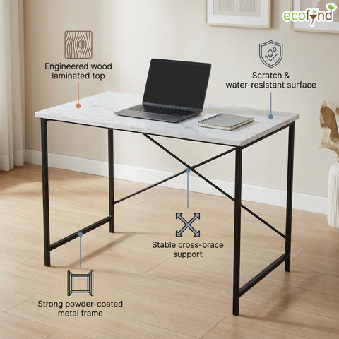 ecofynd Multipurpose Wood Laminated Study Table