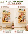 ecofynd Stuffed Animal & Plush Toy Storage Organizer Shelf