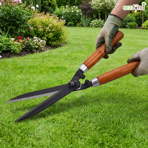 ecofynd Ecofynd Garden Grass Shears with 11 Inch Long Straight Steel Blades