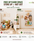 ecofynd Plush Toy & Stuffed Animal Storage Organizer Shelf