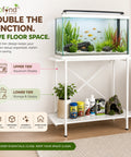 ecofynd Aqua Lift 2-Tier Metal Plant Stand – Strong & Multi-Purpose Design