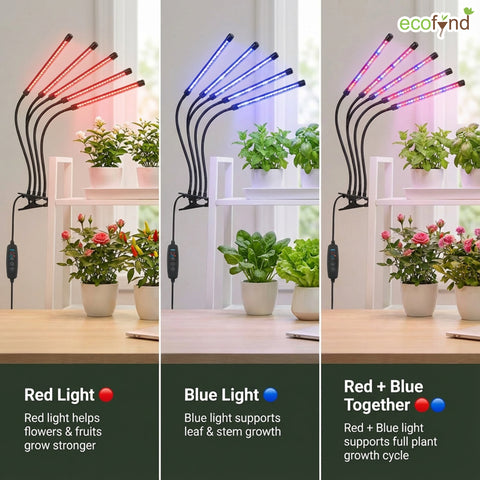 ecofynd Ziva Grow Light for Indoor Plants (Herbs, Leafy Plants & Flowering