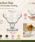 ecofynd Glass Fruit Bowl