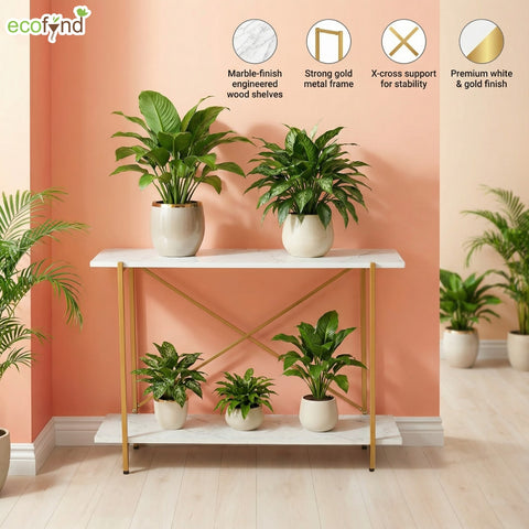 ecofynd Jr Elix Metal Plant Stands for Outdoor Balcony