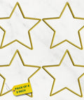 ecofynd Star 6 Inch Metal Crafts Hoops