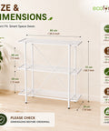 ecofynd 3-Tier Multipurpose Kitchen Rack Heavy Duty Metal Storage Rack for Kitchen Organizer
