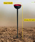 ecofynd Ecofynd Bee Watering Station with Decorative Garden Stake (Red)