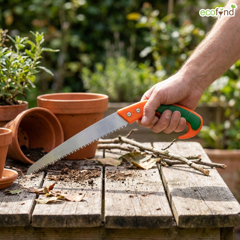 ecofynd Ecofynd Garden Hand Pruning Saw with Sharp 12 Inch Steel Blade