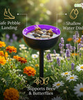 ecofynd Ecofynd Bee Watering Station with Decorative Garden Stake (Purple)