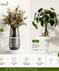 ecofynd 2 Pack Wall Mounted Metal Hanging Plant Stand