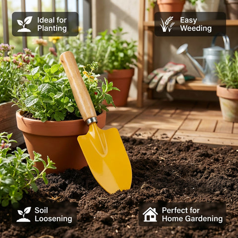 ecofynd Trowel with Wooden Handle