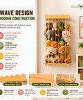 ecofynd Plush Toy & Stuffed Animal Storage Organizer Shelf