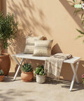 ecofynd 2 Seater Garden Bench for Indoor & Outdoor Park