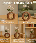ecofynd Test Tube Planter with Wooden Holder