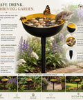 ecofynd Ecofynd Bee Watering Station with Decorative Garden Stake (Yellow)