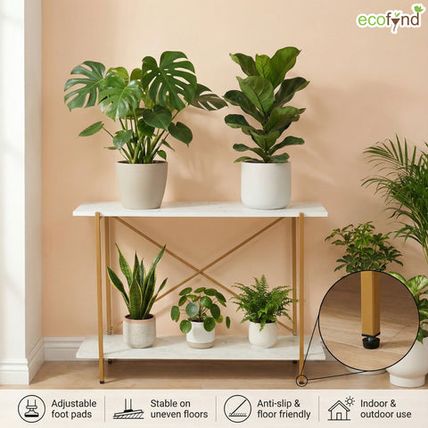 ecofynd Jr Elix Metal Plant Stands for Outdoor Balcony