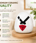 ecofynd Ceramic Piggy Bank Coin Holder for Kids