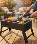 ecofynd Portable and Foldable Charcoal Barbeque Grill – High-Quality Net & Fast Setup