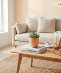 ecofynd Ecofynd Blush Peach 5 inch Ceramic Cachepot Planter for Indoor Plants