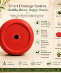 ecofynd 4.5 Inch Ganesha Symbol Terracotta Pot for Indoor & Outdoor Plants