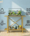 ecofynd 2-Tier Gold Fish Tank Stand