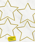 ecofynd Star 8 Inch Metal Crafts Hoops