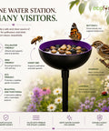 ecofynd Ecofynd Bee Watering Station with Decorative Garden Stake (Purple)