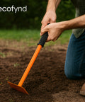 ecofynd Heavy Duty Garden Hand Hoe with Handle – Orange